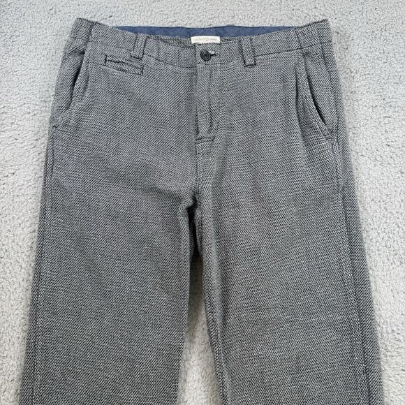Carbon 2 Cobalt Pants Mens 32x30 Gray Knit Casual Dress Straight Textured - Picture 2 of 10